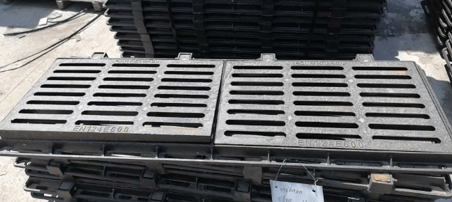 海兴球墨铸铁连体双篦展示